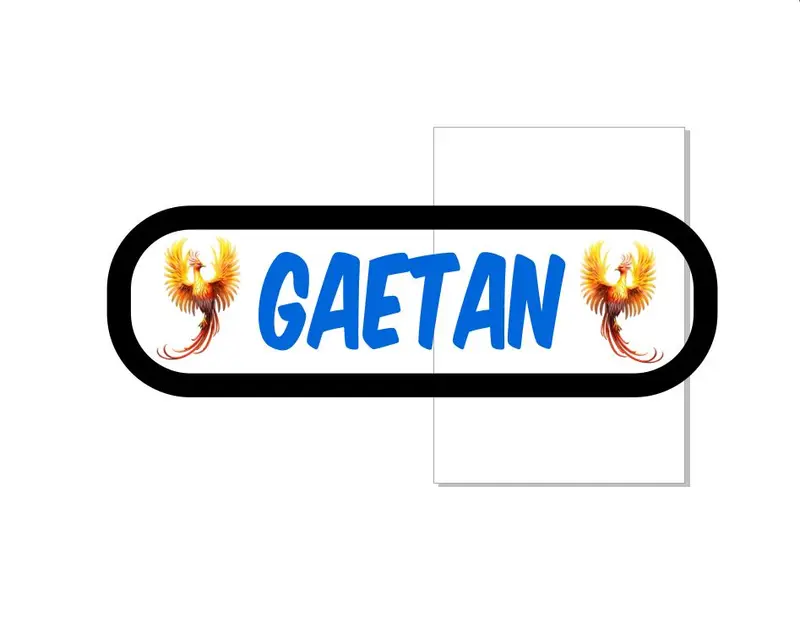 PLAQUE LUMINEUSE GAETAN