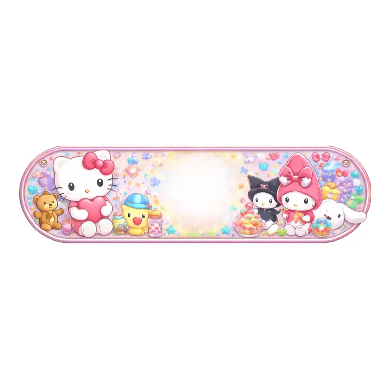 Plaque Lumineuse Hors du Commun Hello Kitty – Décoration LED Unique pour Camion