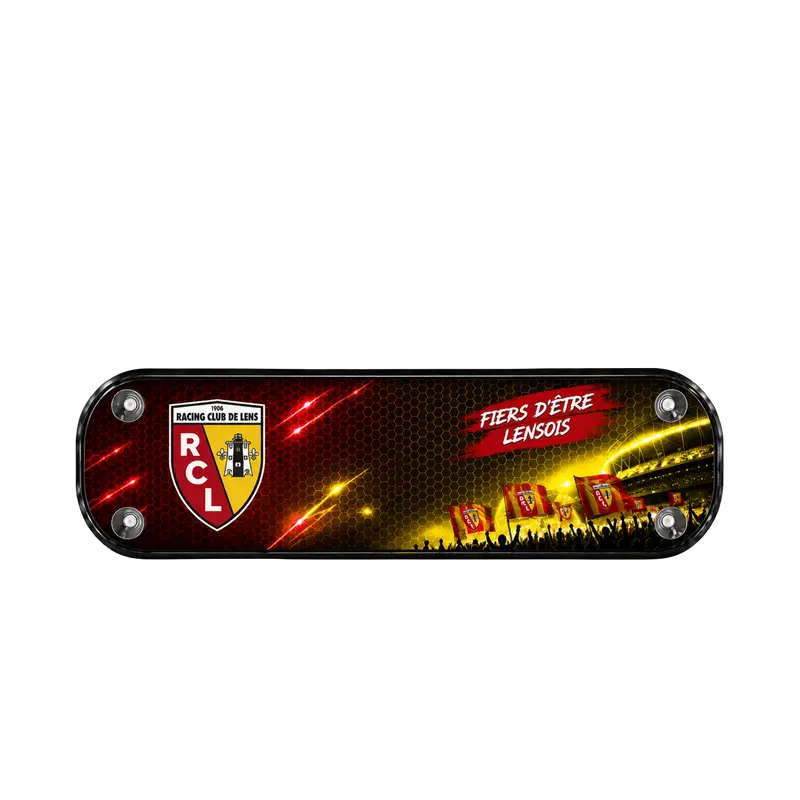 Plaque Lumineuse Prénom RC Lens pour Camion - Chauffeur Routier