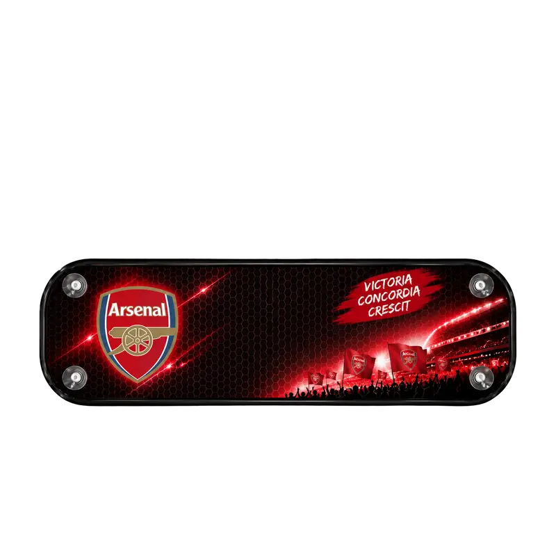 Plaque Lumineuse Prénom thème Arsenal FC pour Camion  Chauffeur Routier