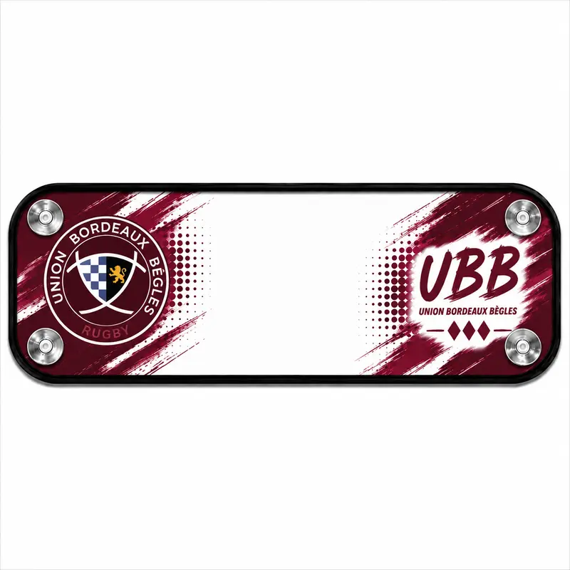 Plaque Lumineuse Prénom Union Bordeaux-Bègles Rugby pour Camion - Chauffeur Routier