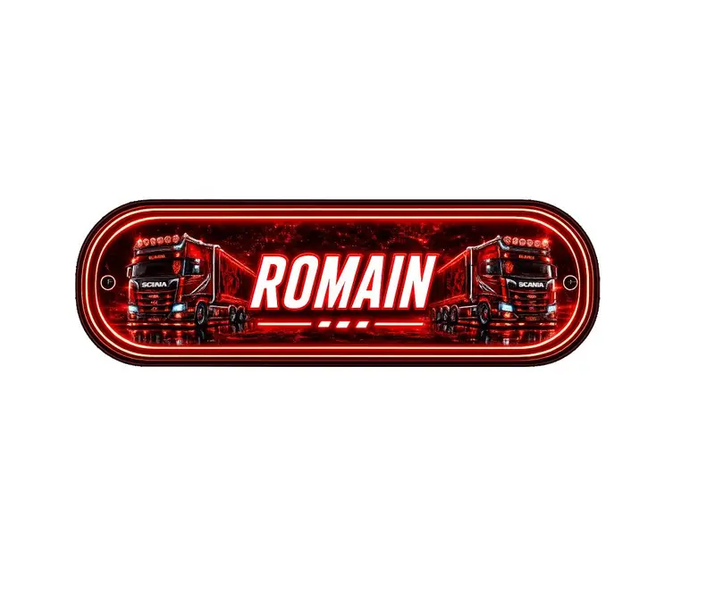 PLAQUE LUMINEUSE ROMAIN