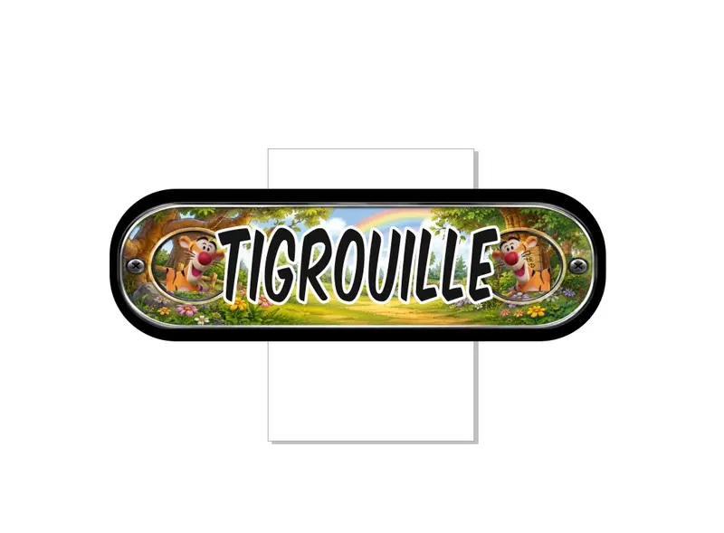 plaque lumineuse tigrouille