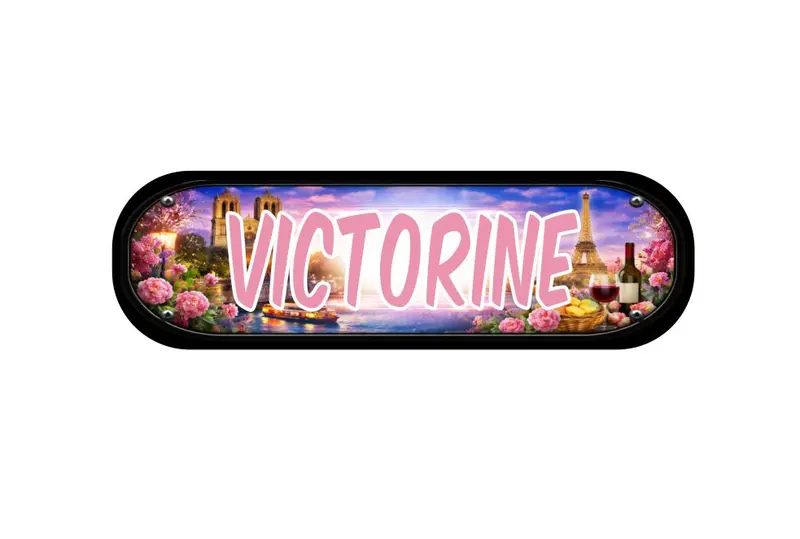 plaque lumineuse VICTORINE