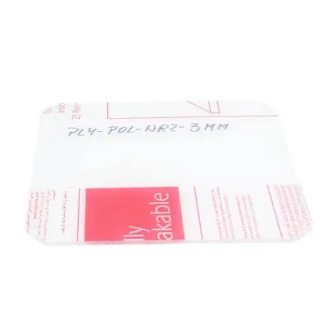 Plaque polycarbonate transparente 3 mm pour couvercle riveté