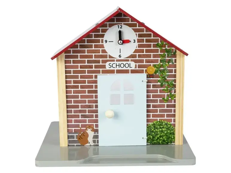 Playtive Maison de poupée Ensemble de jeu Salle de classe Bois - Nouveau Outlet