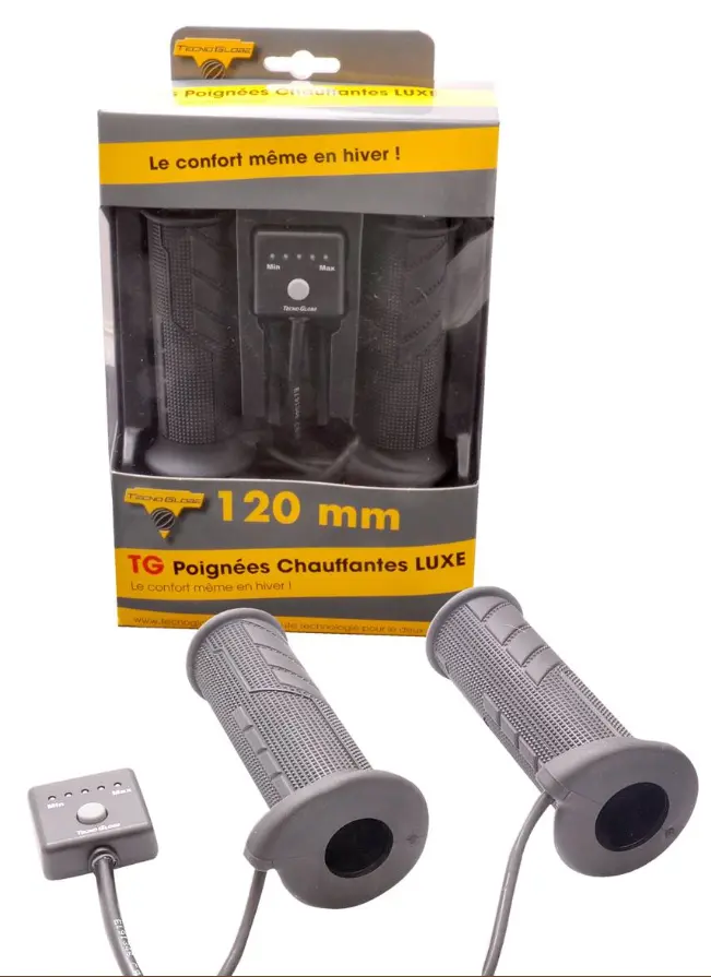 POIGNEES CHAUFFANTES TECNO GLOBE LUXE 120MM