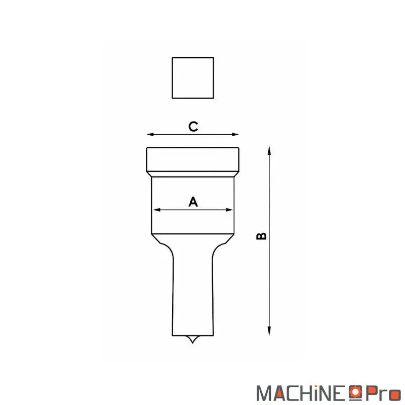 Poinçons carrés standard Nargesa pour presse PP200CNC