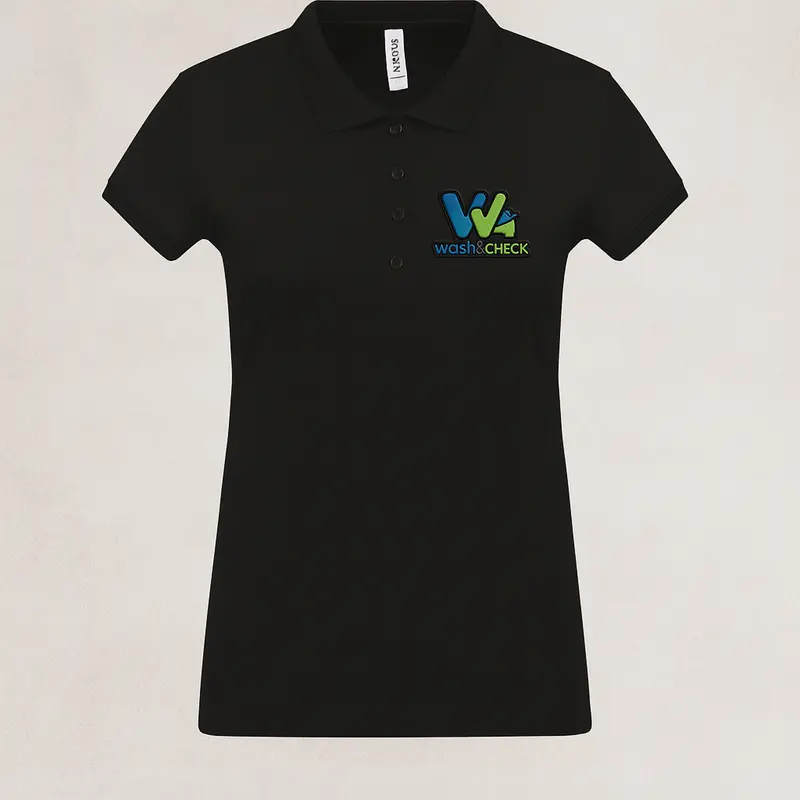 Polo manches courtes femme
