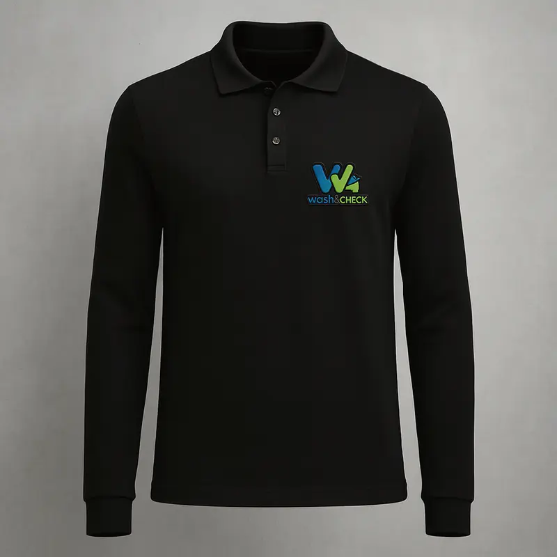Polo manches longues homme