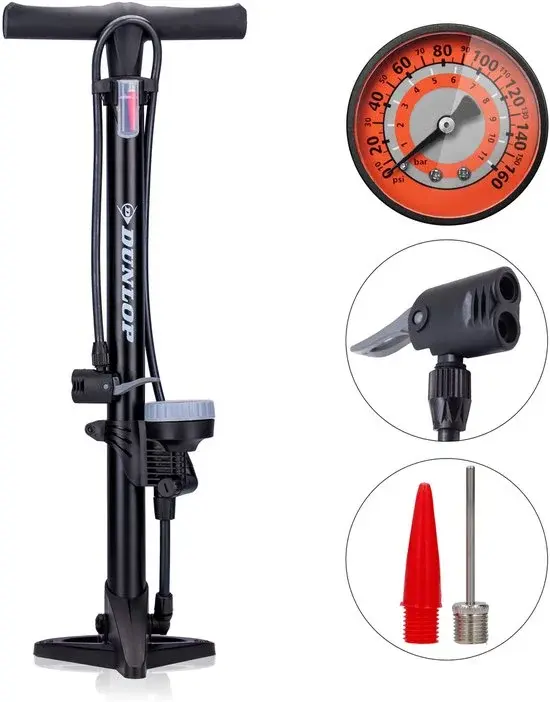 Pompe à pied Dunlop Pro noire – Nouveau Outlet