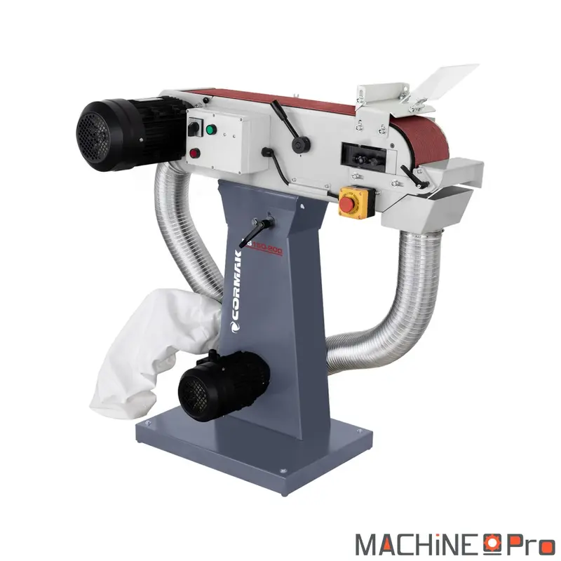 Ponceuse à bande pour métal CORMAK BS150-200 avec aspiration