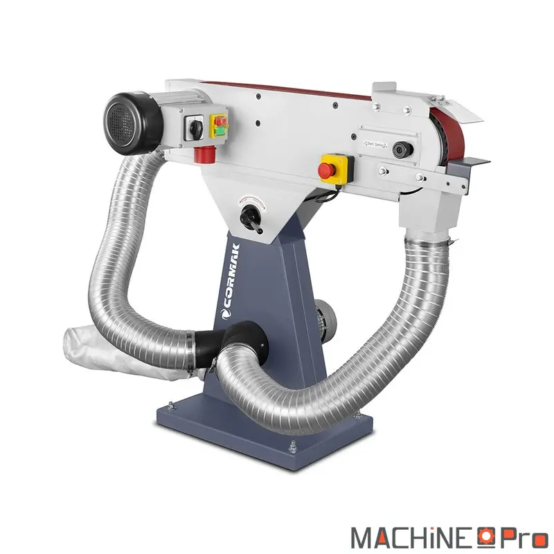 Ponceuse à bande pour métal CORMAK SM75DC avec aspiration