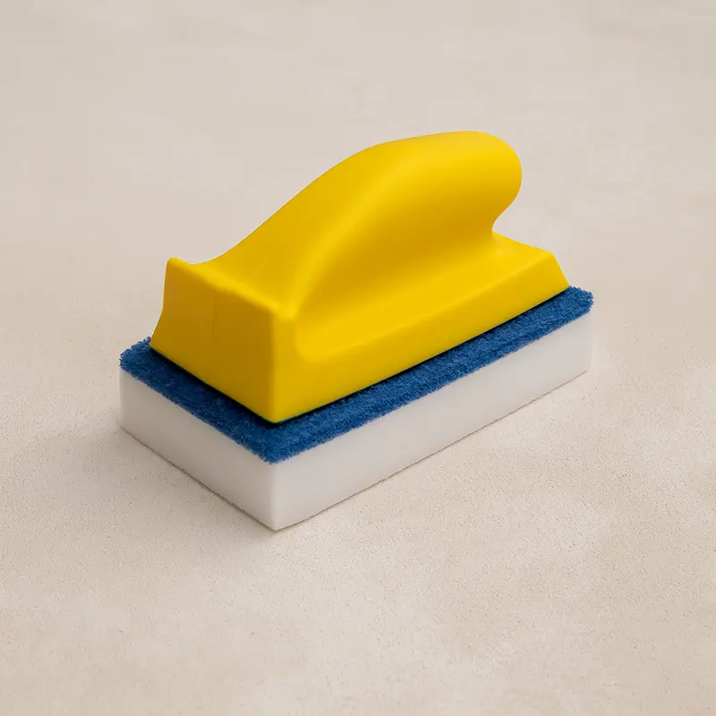 Porte éponge duo en mélamine – Support ergonomique nettoyage sans effort