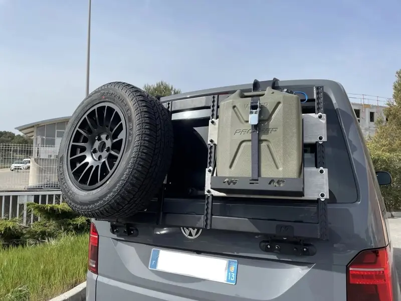Porte-Roue N4-Offroad Volkswagen T6 | Modulable & Robuste