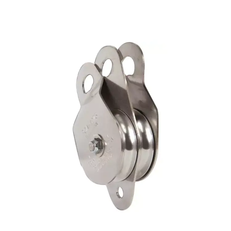POULIE DOUBLE DE TREUIL INOX DIAMETRE 100MM / 135KN PORTABLE WINCH