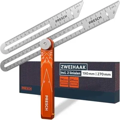 Presch Règle en T double 190 mm 270 mm – Nouveau Outlet