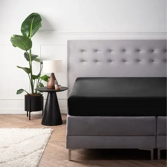 Presence Drap Housse Coton Satin Blanc - Neuf Outlet