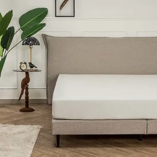 Presence Housse de couette Coton Double Jersey Blanc - Nouvelle Collection