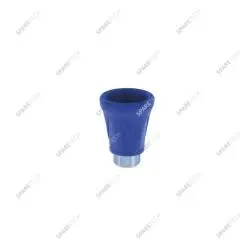 Protection buse inox PVC bleu F1/4"