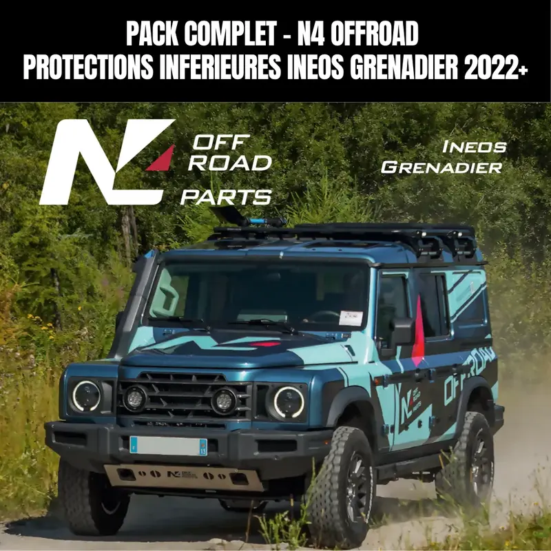 Protection Complète Ineos Grenadier 2022+ N4 Offroad - Pack Blindages Aluminium