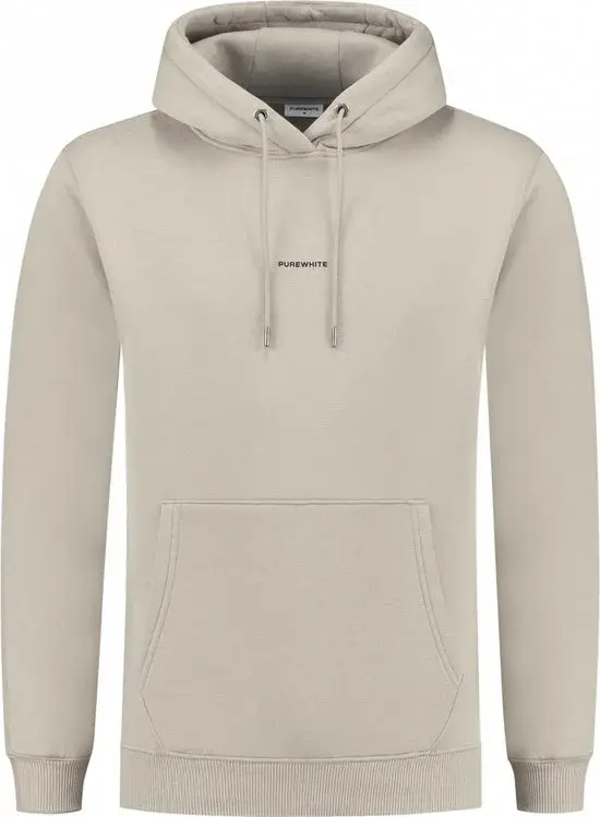 Purewhite Loose Fit Hoodie Taupe Taille XS - Nouveau Outlet
