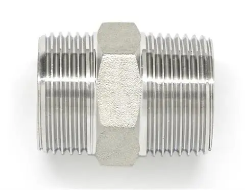 Raccord/adaptateur à face plate BSPP(G) x BSPT 1" SS316 HydroPress en acier inoxydable