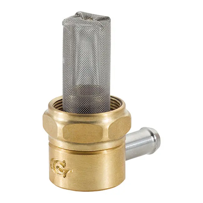Raccord de réservoir à profil bas Golan 22mm Laiton