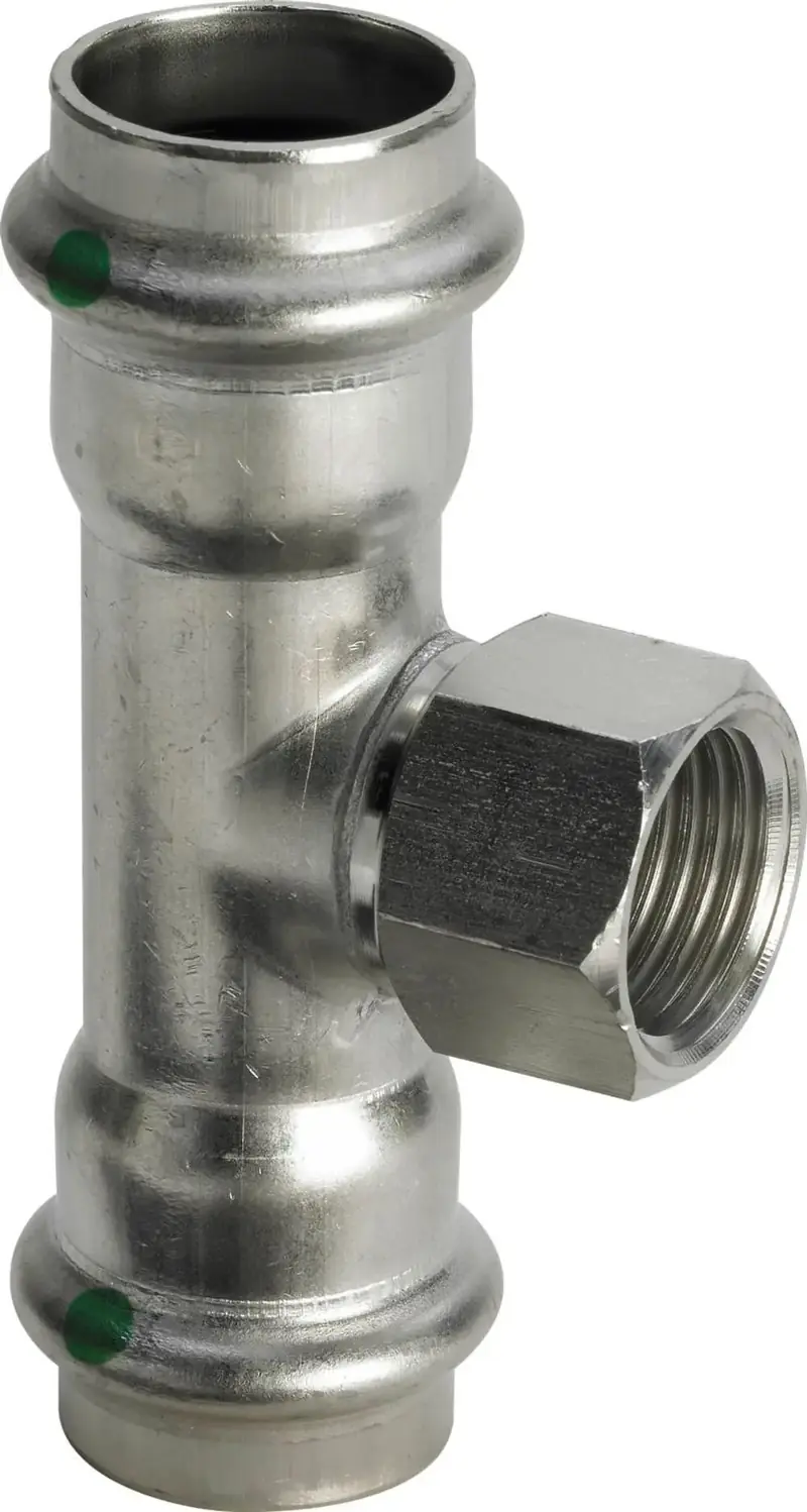 Raccord en T en acier inoxydable à serrage 22 1/2GW 437 176 (JP