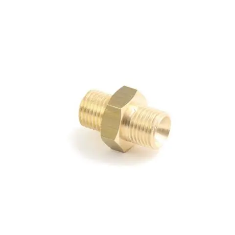 Raccord mâle 1/4"M - 1/4"M en laiton, haute pression 300 bar (35.0070)