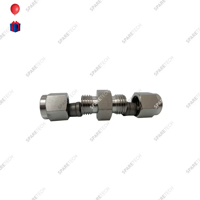 Raccord olive inox double DN8mm