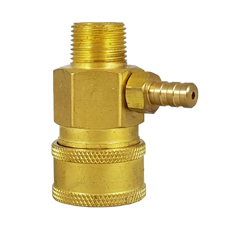 Raccord Rapide Haute Pression 3/8 pouce avec Injecteur d'Aspiration Chimique pour Station de Lavage