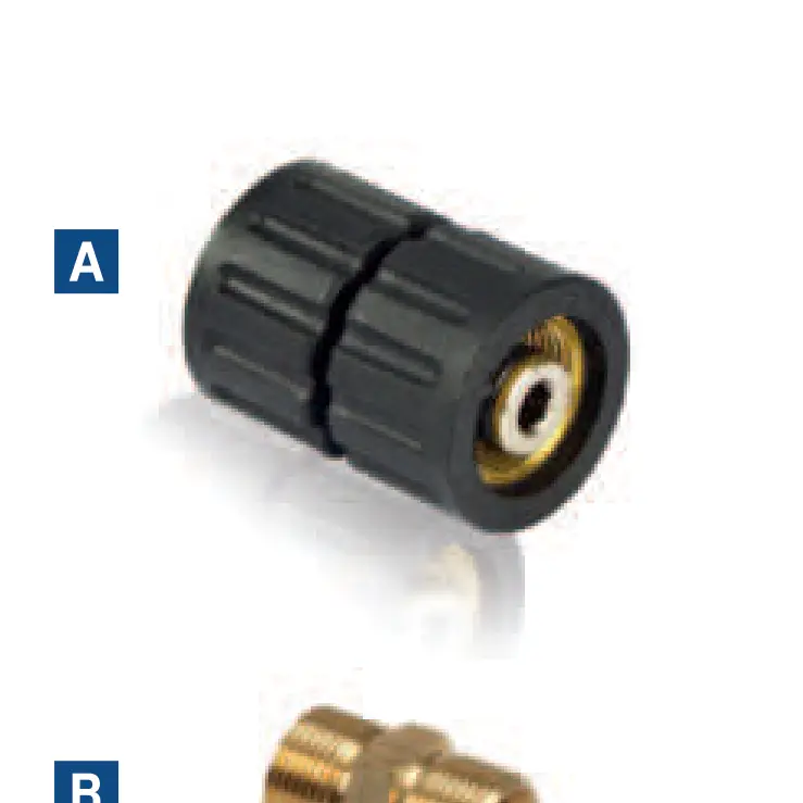 Raccordement de l'écrou G 1/2 F-G 3/8 M