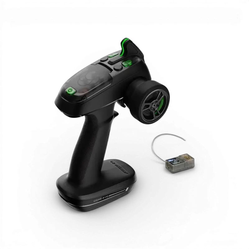 Radio 4 voies CR4S-EVO + récepteur étanche R6WP - Absima