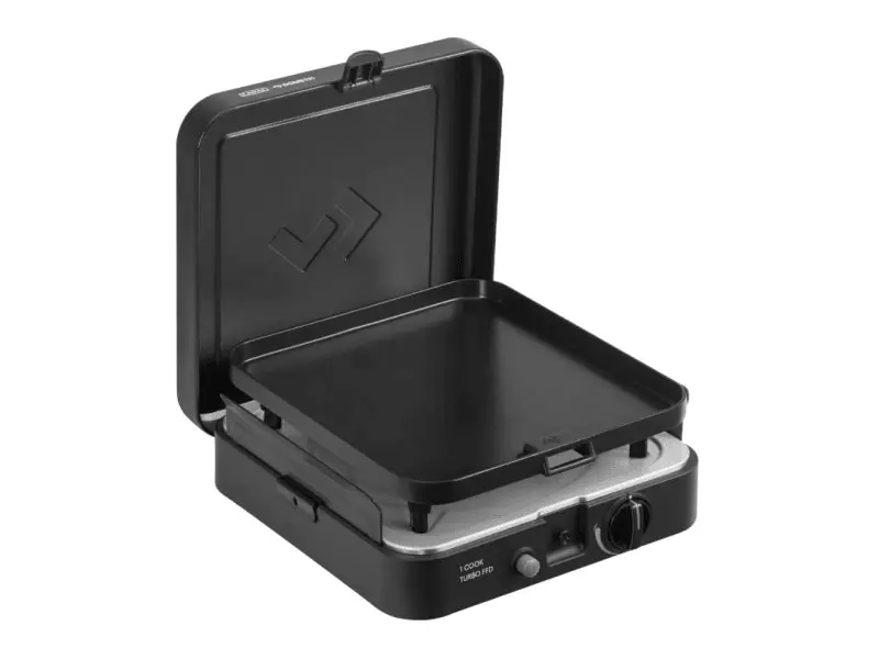 Réchaud portable à gaz 1 brûleur avec plaque plancha Cadac 1 Cook Turbo FFD