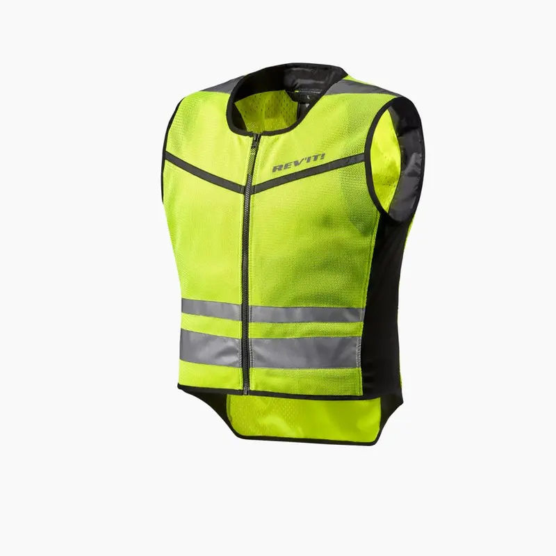 REV'IT! Gilet moto Athos Air 2 Jaune réfléchissant