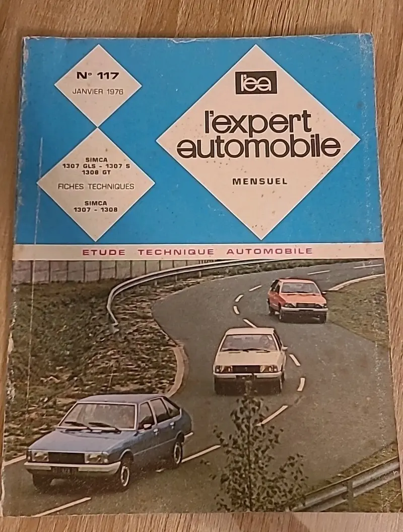 Revue Technique SIMCA 1307 1308 S Gt RTA de 110 pages (Liv5)