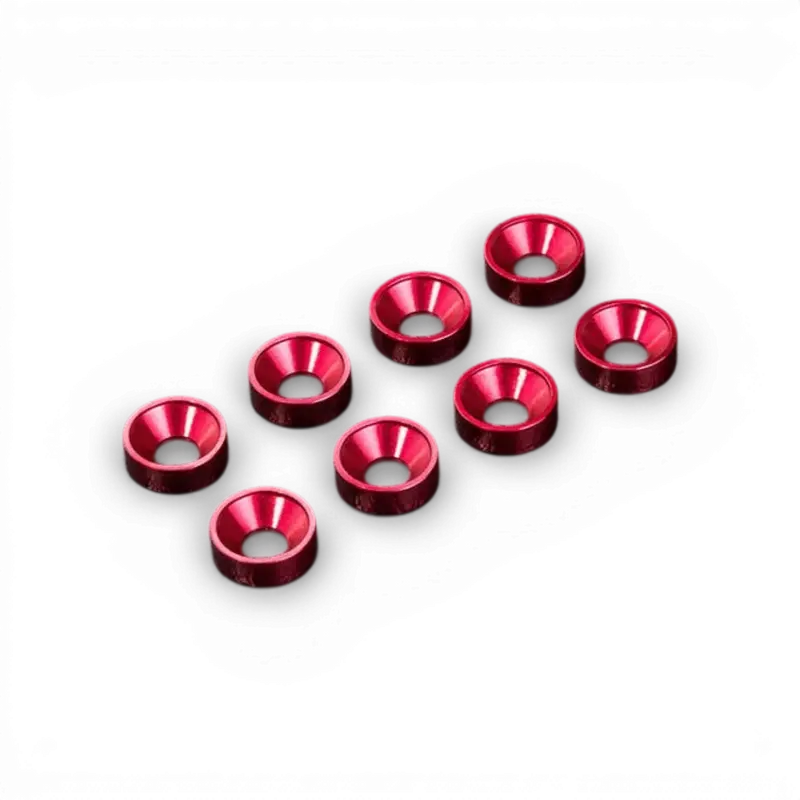 Rondelles cuvettes M3 Rouges