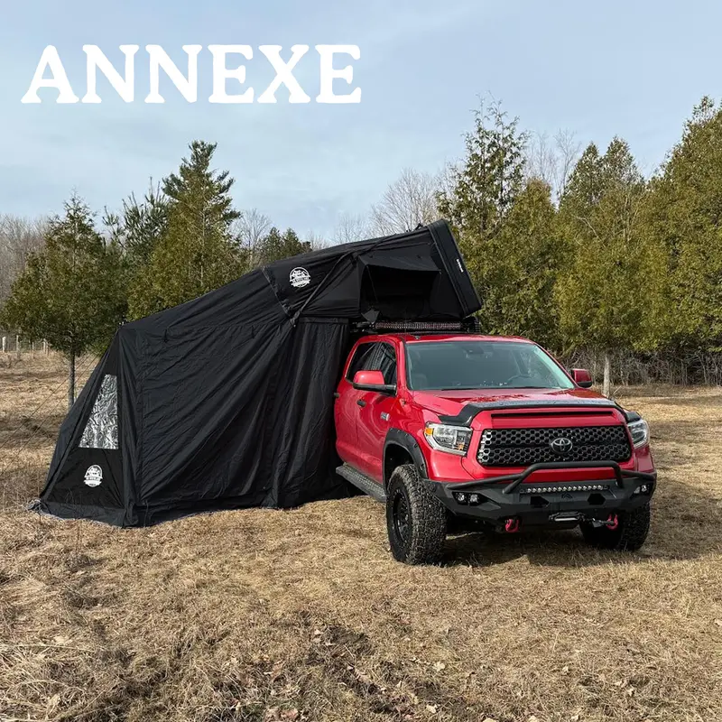 Roof tent attachment