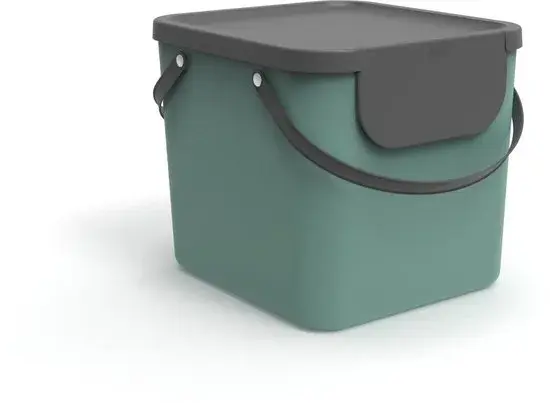 Rotho Albula Afvalbak 40L Groen Kunststof - Nieuw Outlet