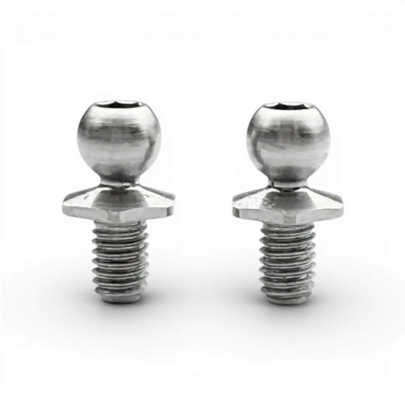 Rotules 4.3mm SPM Titanium Ball Stud S Size (short neck)