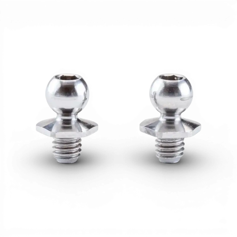 Rotules 4.3mm SPM Titanium Ball Stud Short-neck SS