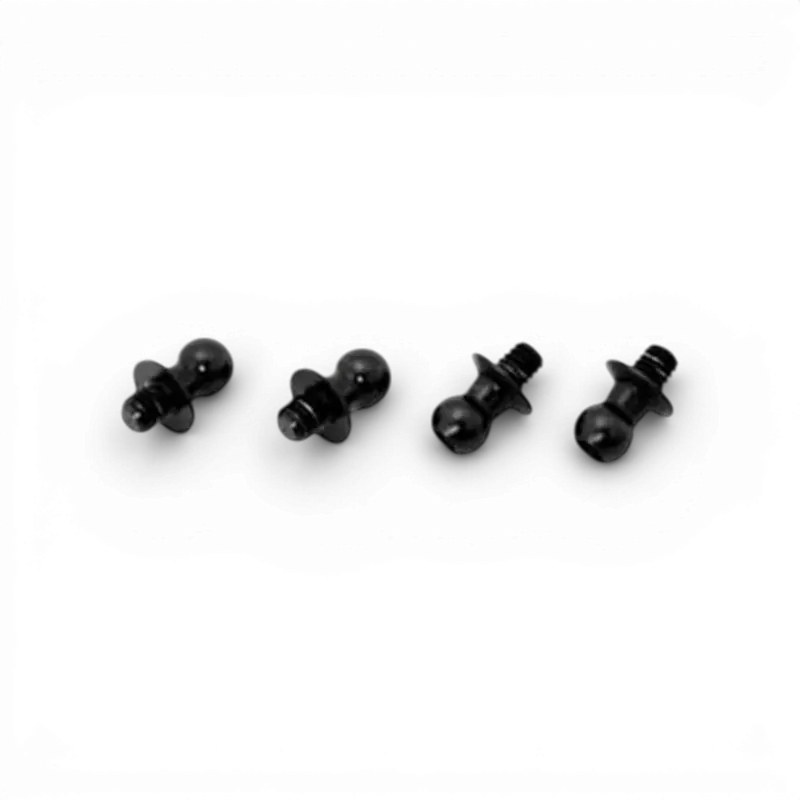 Rotules Duralium Noires 4.3mm (L4mm X M3)