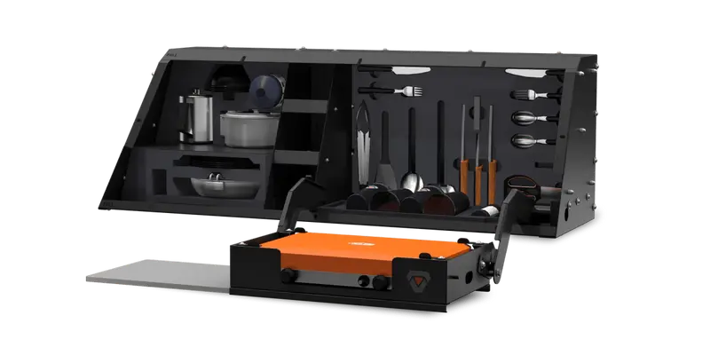 RSI SMART KITCHEN - Toyota & Ford - Double Cab - Côté Gauche (sans Cuisinière à Gaz)
