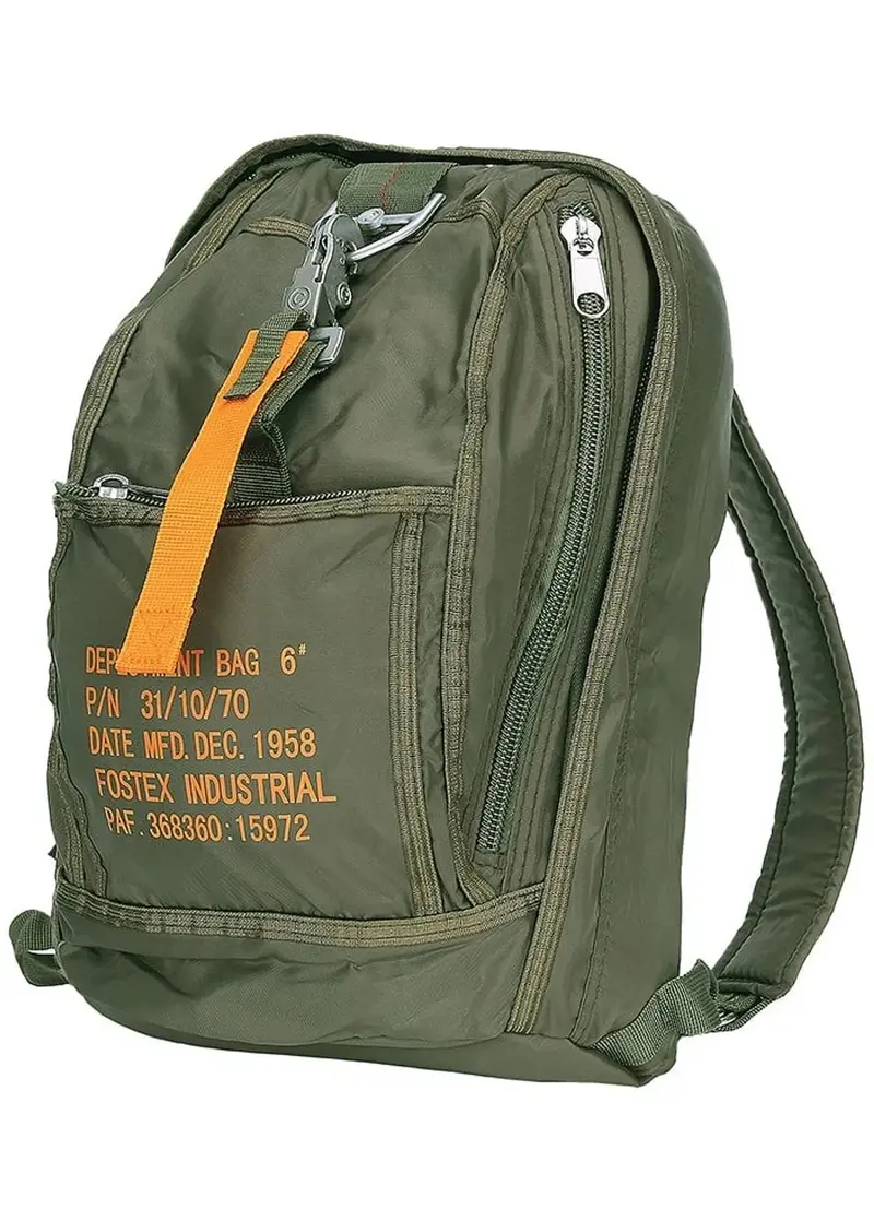 Sac à dos parachute Fostex Army, petit modèle, vert
