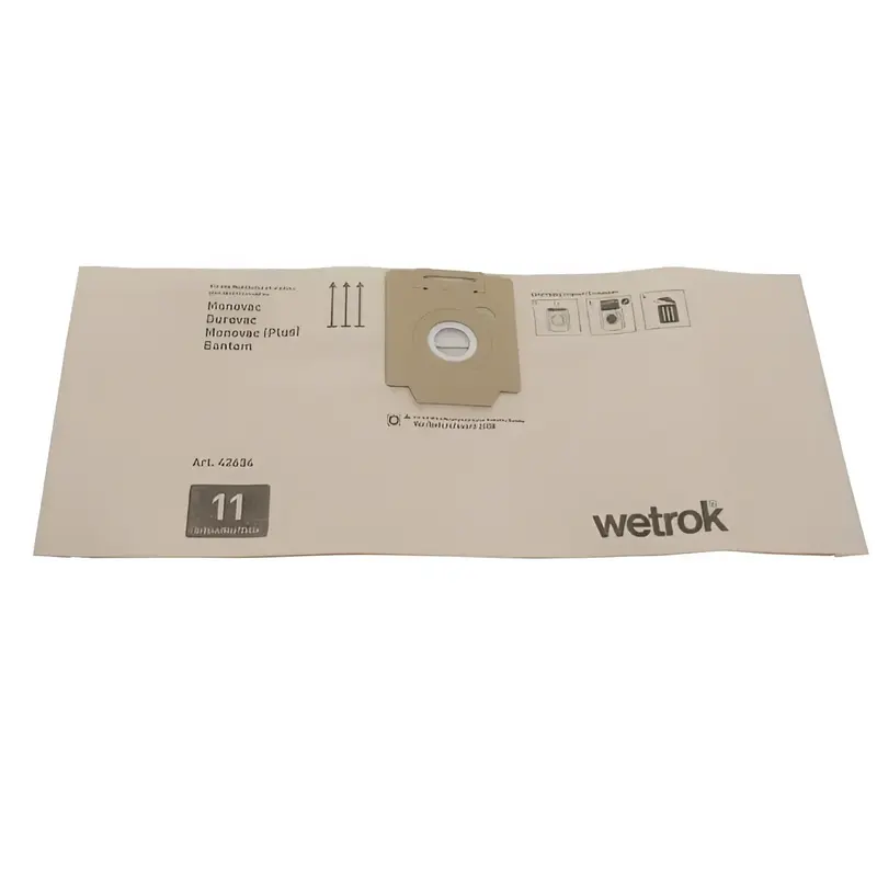 Sac filtre en papier Wetrok Comfort Monovac/Durovac 11l
