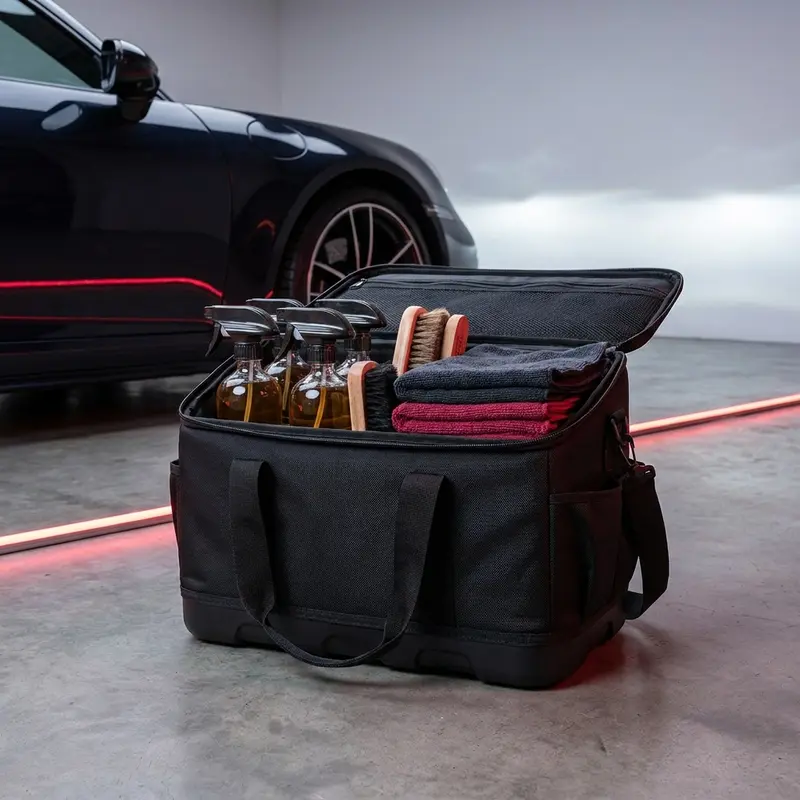 Sac organisateur de detailing – tout ton matériel, prêt et transportable
