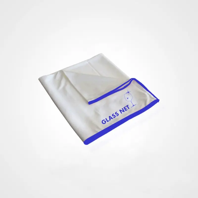 Sachet de 10 Microfibres Glass Net — 50 x 70cm 220g/m² Bleu et Blanc