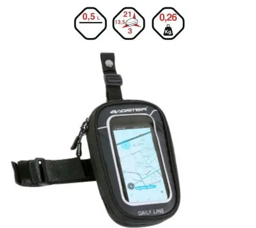 SACOCHE DE BRAS BAGSTER D-LINE SMART NOIR