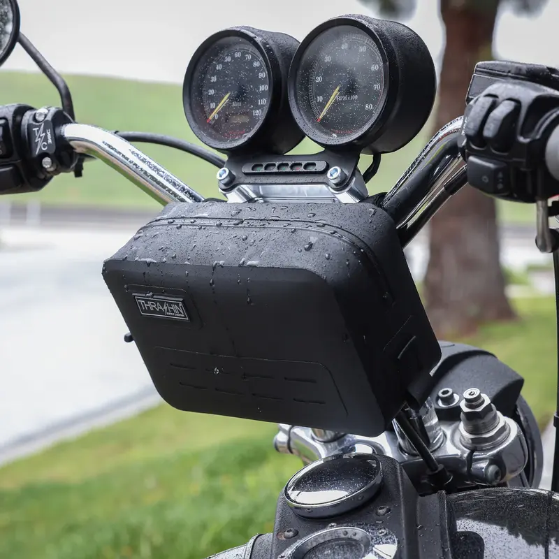 Sacoche de guidon imperméable pour moto Thrashin Supply